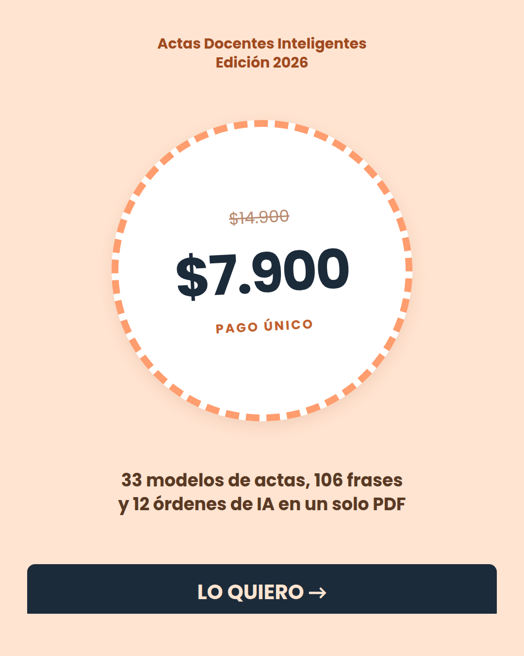 Actas Docentes Inteligentes — 33 Modelos Listos para Adaptar